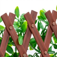 Φυλλωσιά Συνθετική με Πέργκολα PVC Πράσινη Ανοιχτή Δίχρωμη 0.90x1.80m Grasher