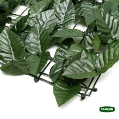 Φυλλωσιά Συνθετική με Πλέγμα Πλαστικό Πράσινο Σκούρο 1.5x3m Grasher