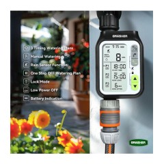 Προγραμματιστής Ποτίσματος Ψηφιακός WT4021 GRASHER 