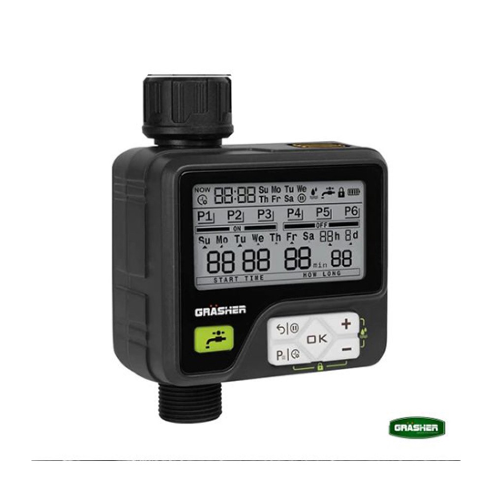 Προγραμματιστής Ποτίσματος Ψηφιακός WT6085 GRASHER 