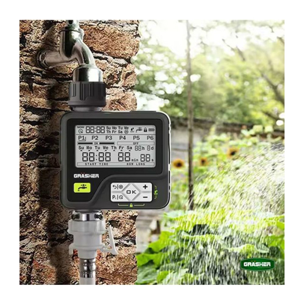 Προγραμματιστής Ποτίσματος Ψηφιακός WT6085 GRASHER 
