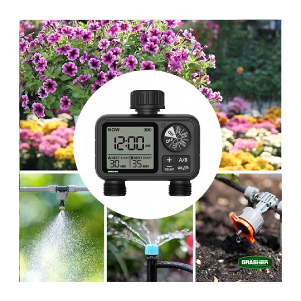 Προγραμματιστής Ποτίσματος Ψηφιακός WT2248 GRASHER 