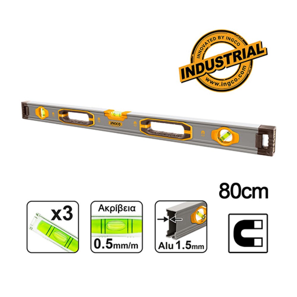 Magnetic Spirit Level 80cm Ingco Magnetic Spirit Level 80cm Ingco
