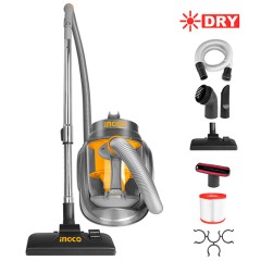 Cyclone Dry Vacuum Cleaner 2000W Ingco