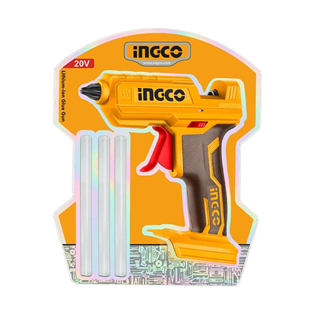 Πιστόλι Θερμόκολλας Μπαταρίας Ingco SOLO