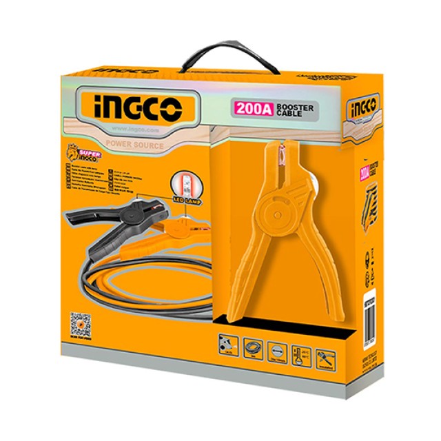 Καλώδια Μπαταριών 600A LED Ingco