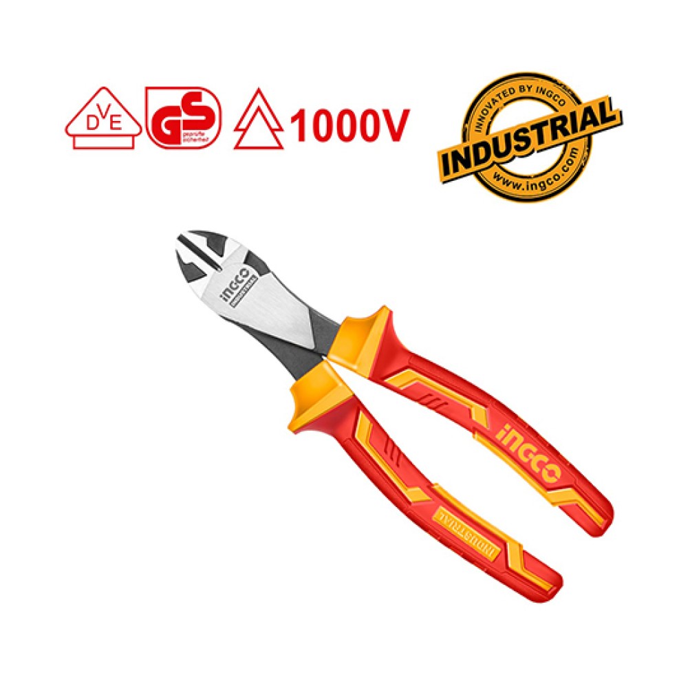 Πλαγιοκόπτης Ηλεκτρολόγου VDE 18cm Ingco