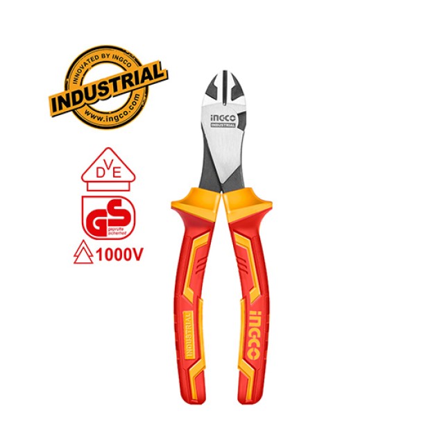 Πλαγιοκόπτης Ηλεκτρολόγου VDE 18cm Ingco