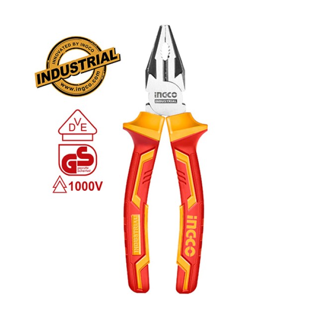 Electrician's Pliers VDE 18cm Ingco