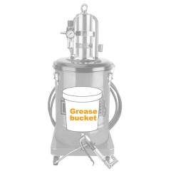 Air-Operated Grease Gun with Wheels 45L Ingco