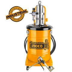 Air-Operated Grease Gun with Wheels 45L Ingco