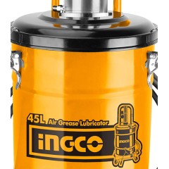 Air-Operated Grease Gun with Wheels 45L Ingco