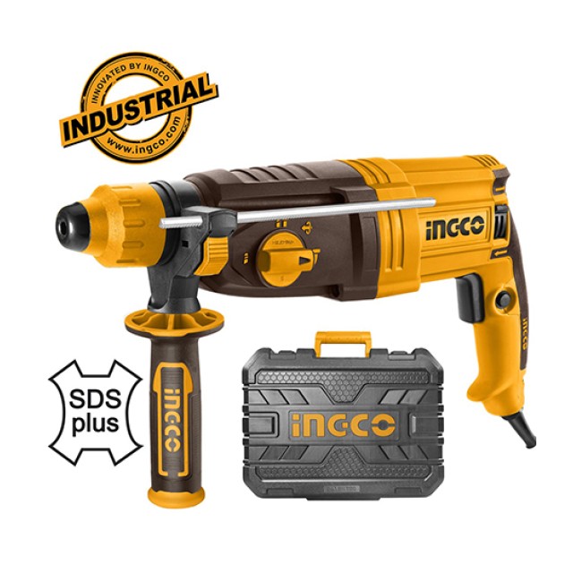 Πιστολέτο Περιστροφικό Κρουστικό Ηλεκτρικό 950W SDS Plus Ingco