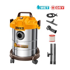 Ηλεκτρική Σκούπα Υγρών/Στερών 12L Ingco Ηλεκτρική Σκούπα Υγρών/Στερών 12L Ingco