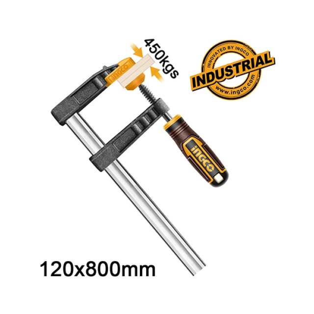 Heavy Duty Working Clamp 120x800mm Ingco