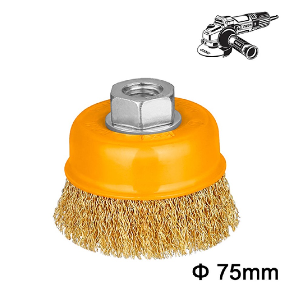 Angle Grinder Wire Brush M14  75mm Ingco