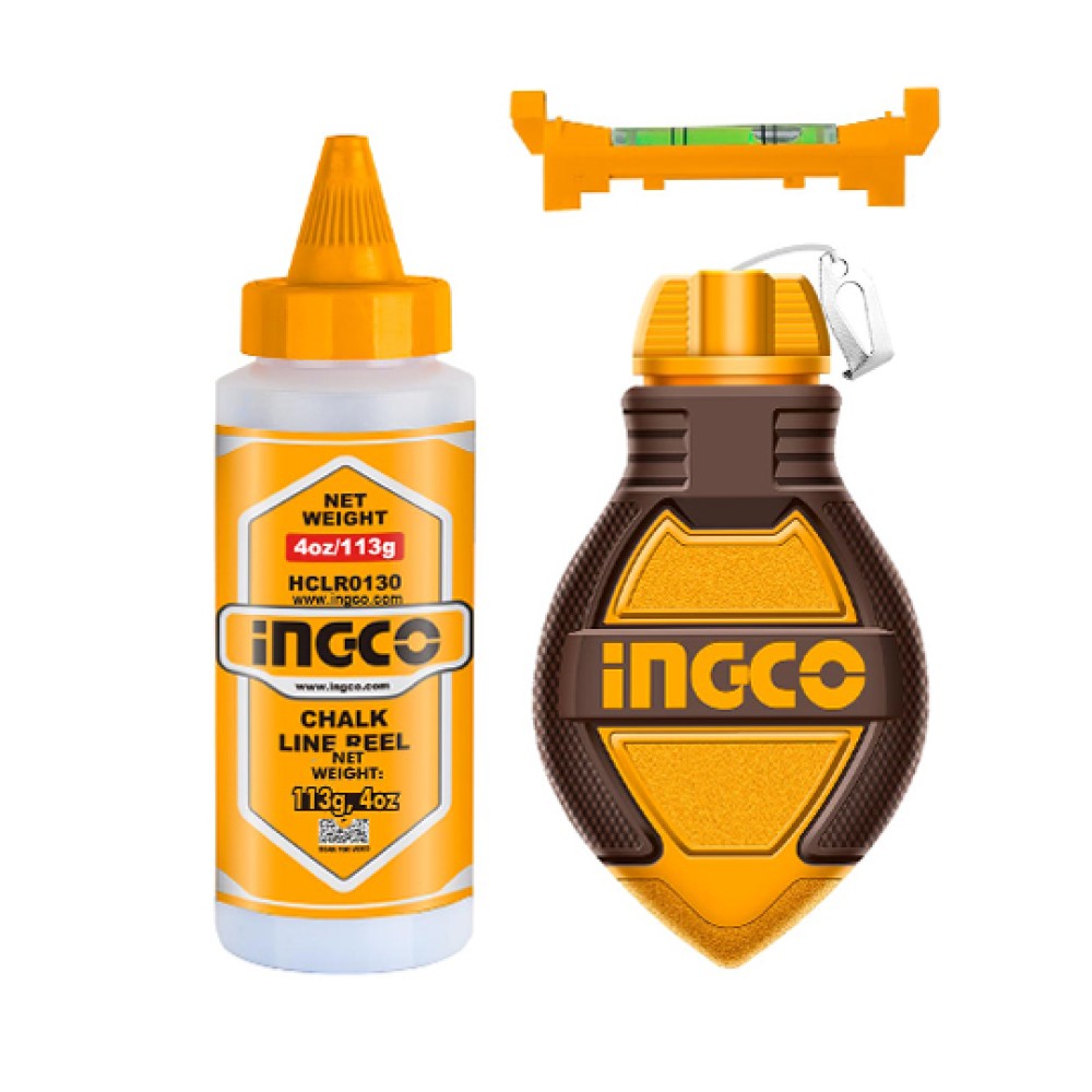 Σετ Νήμα Αλφάδι Ώχρας 30m Ingco