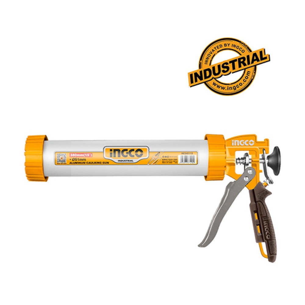 Πιστόλι Σιλικόνης Αλουμινίου 15" Ingco