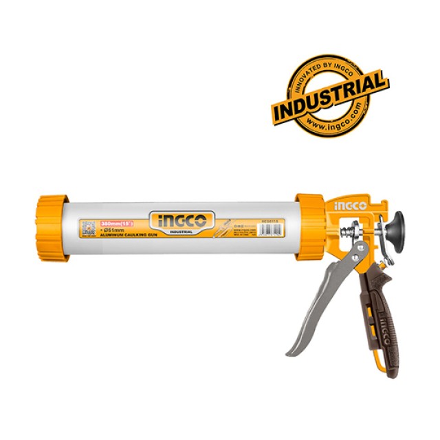 Πιστόλι Σιλικόνης Αλουμινίου 15" Ingco