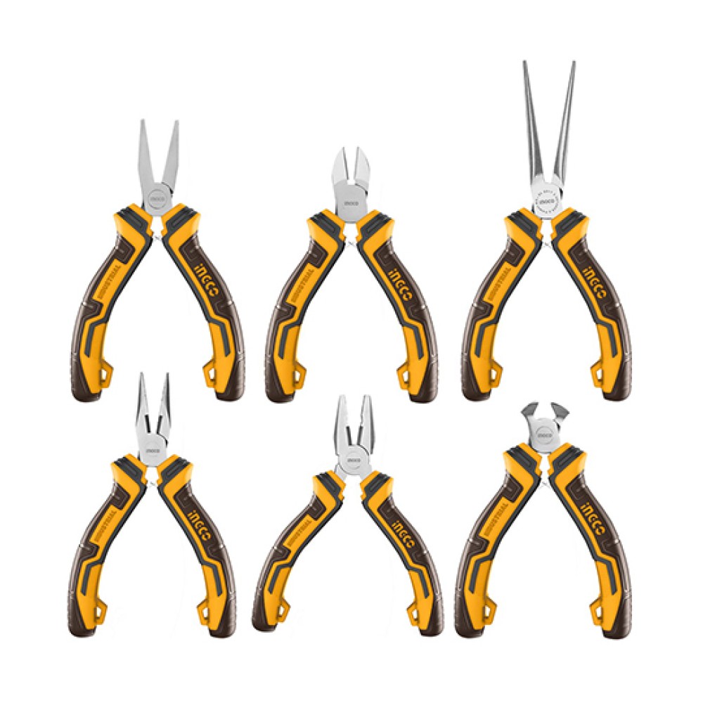 Mini Pliers Set 11.5cm 6pcs Ingco