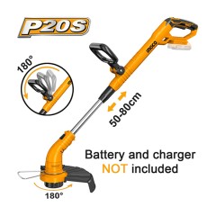 Cordless Brush Cutter 20V Li-Ion Solo Ingco Cordless Brush Cutter 20V Li-Ion Solo Ingco