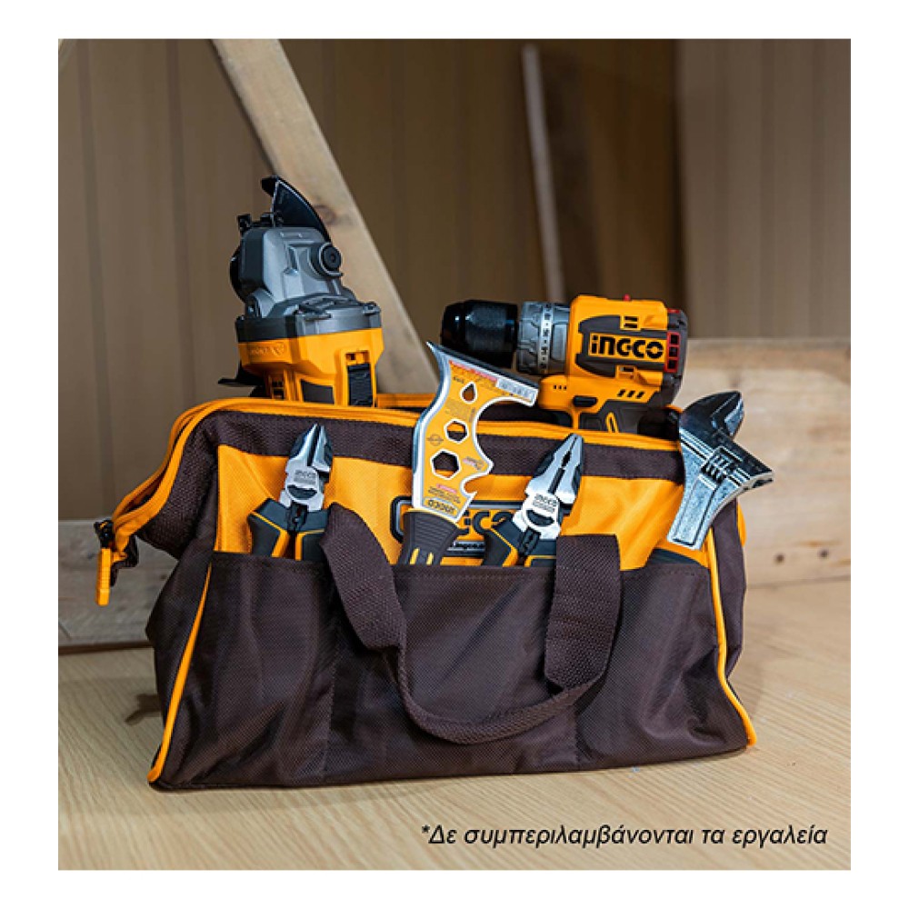 Εργαλειοθήκη-Τσάντα 33cm 6 Θήκες Ingco