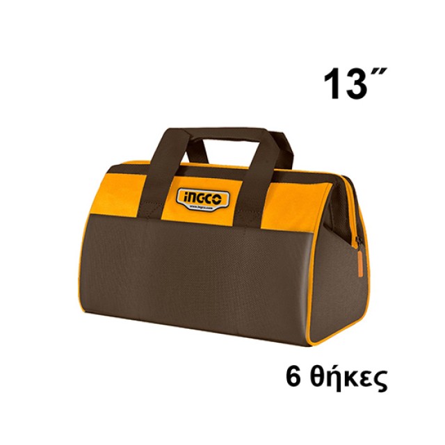 Εργαλειοθήκη-Τσάντα 33cm 6 Θήκες Ingco