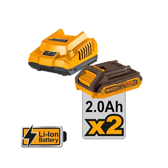 Cordless Impact Drive 20V Li-Ion 285Nm Ingco