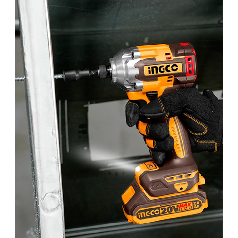 Cordless Impact Drive 20V Li-Ion 285Nm Ingco