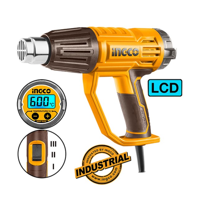 Σετ Πιστόλια Θερμού Αέρα COSLI250801E Ingco