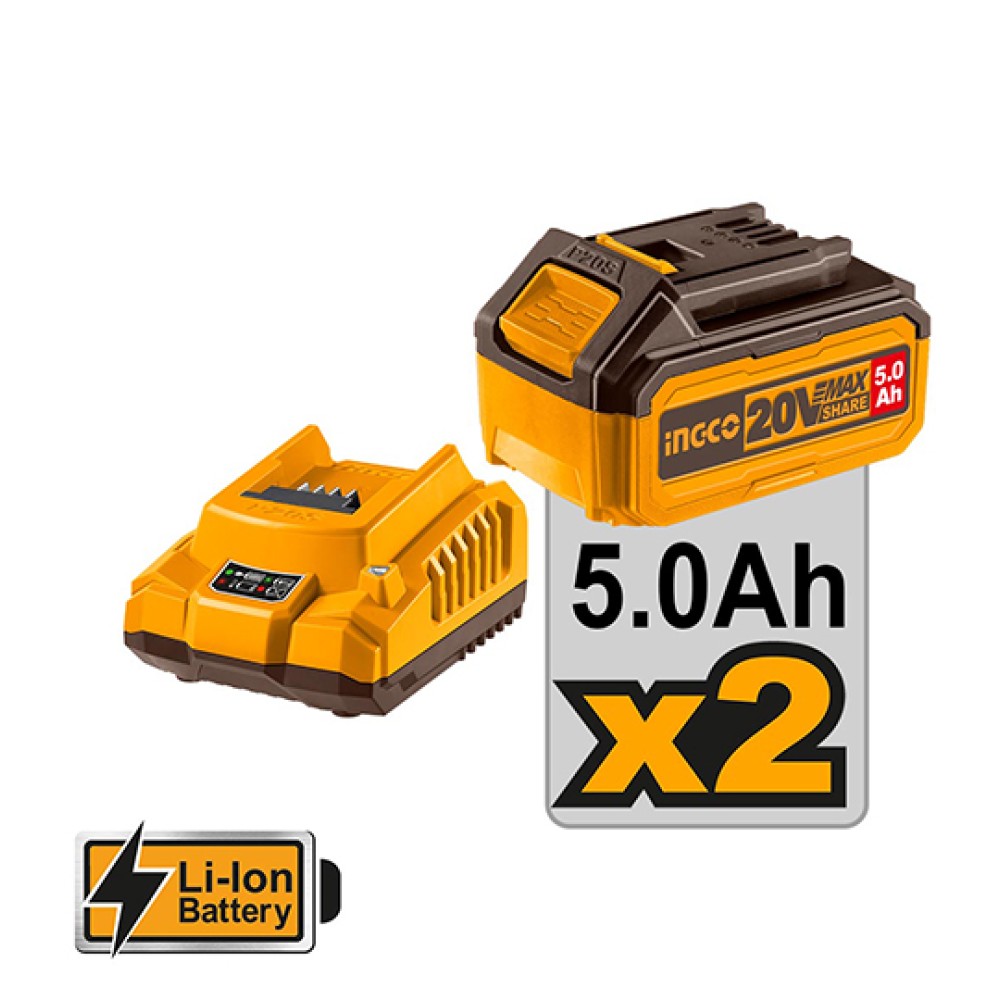 Σετ Πιστόλια Θερμού Αέρα COSLI250801E Ingco