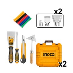 Σετ Πιστόλια Θερμού Αέρα COSLI250801E Ingco