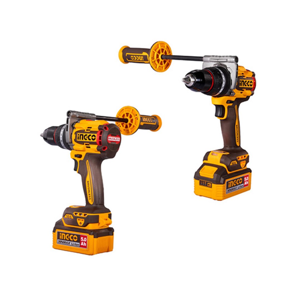 Cordless Compact Impact Drill Driver CIDLI201668E 20V Li-Ion 166Nm with Jacobs Chuck Ingco
