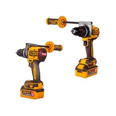 Cordless Compact Impact Drill Driver CIDLI201668E 20V Li-Ion 166Nm with Jacobs Chuck Ingco