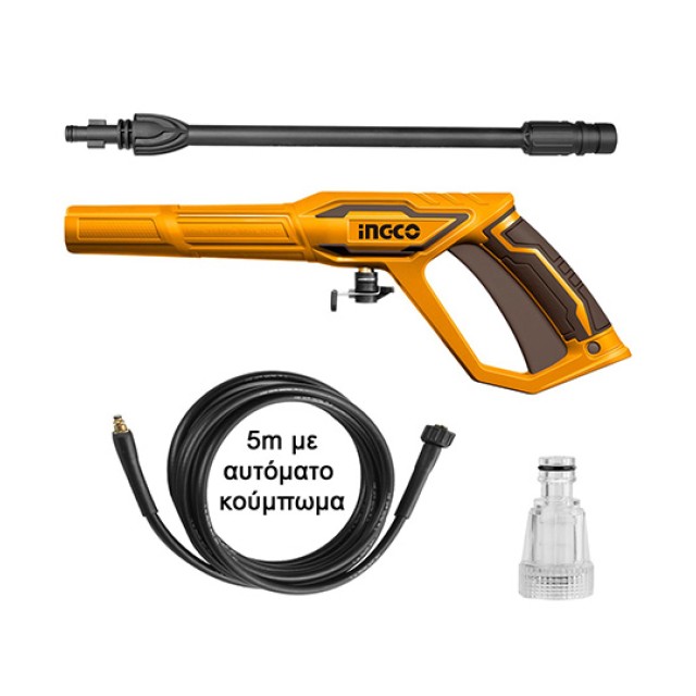 Πλυστικό Μηχάνημα Υψηλής Πίεσης 1600W 140bar Ingco