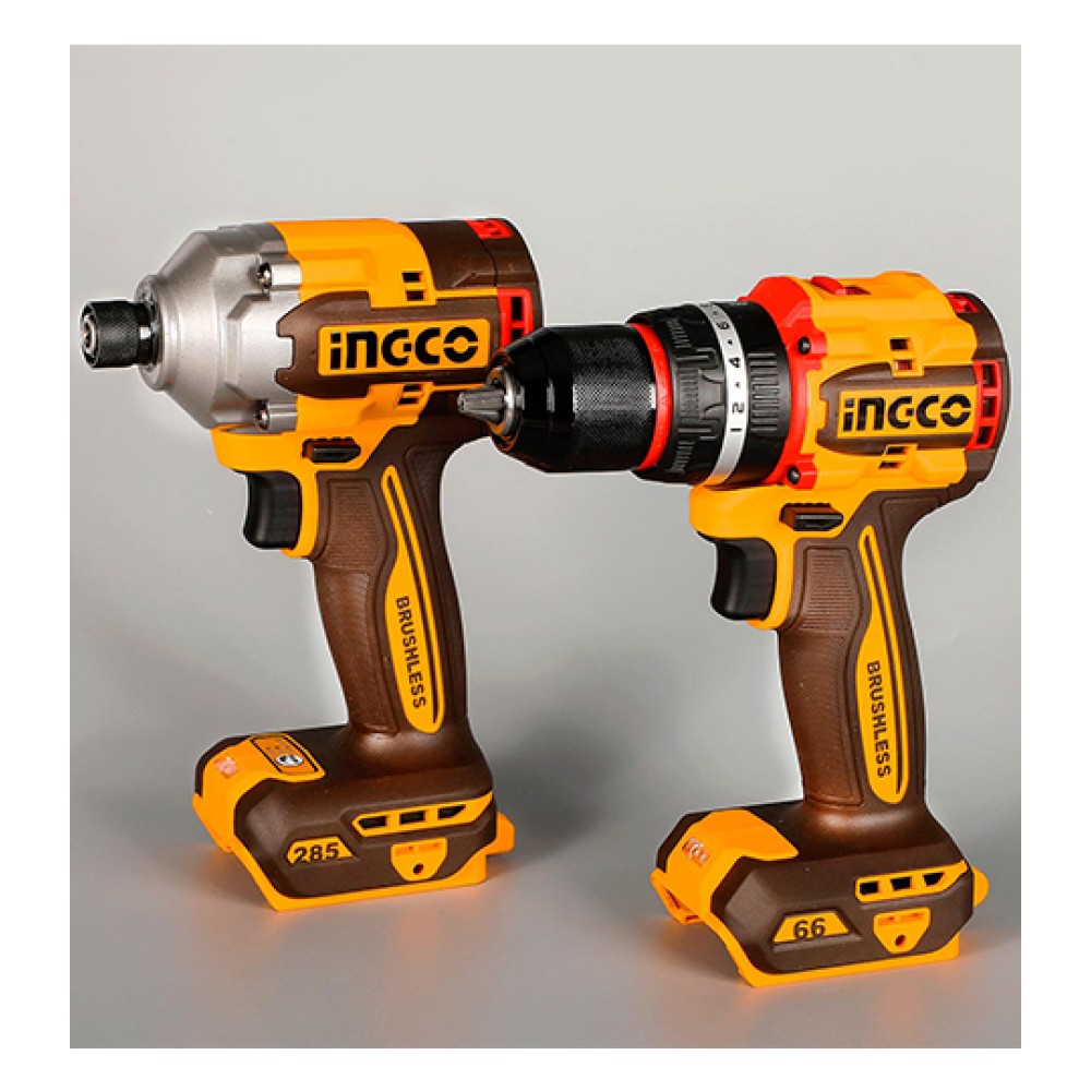 Σετ Εργαλεία Μπαταρίας Compact 2τμχ 20V Li-Ion Ingco