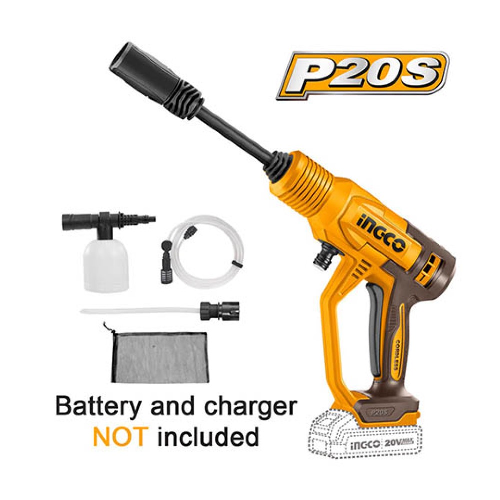 High Pressure Washer 20V Li-Ion Ingco SOLO