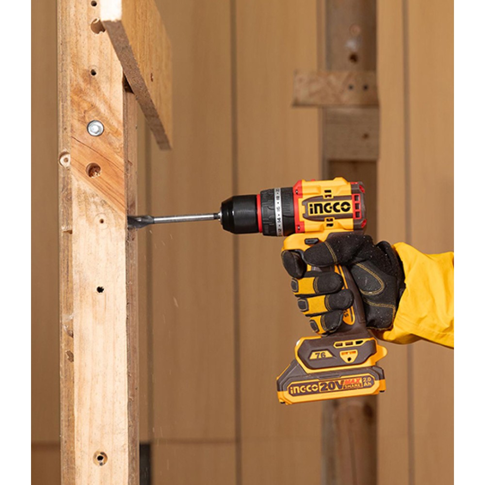 Δραπανοκατσάβιδο Κρουστικό Compact Μπαταρίας CIDLI20768E Ingco