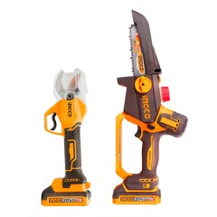 Σετ Εργαλεία Κήπου Μπαταρίας με 2τμχ Ingco