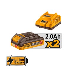 Σετ Κατσαβίδι Παλμικό Μπαταρίας COSLI250784E Ingco