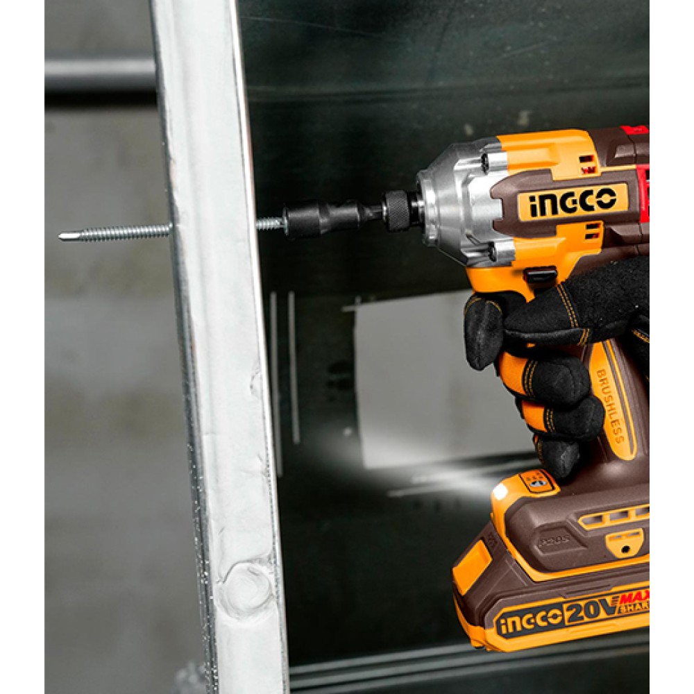 Σετ Κατσαβίδι Παλμικό Μπαταρίας COSLI250784E Ingco