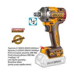Σετ Εργαλεία Compact Μπαταρίας 20V Li-Ion 2τμχ CKLI20286E Ingco
