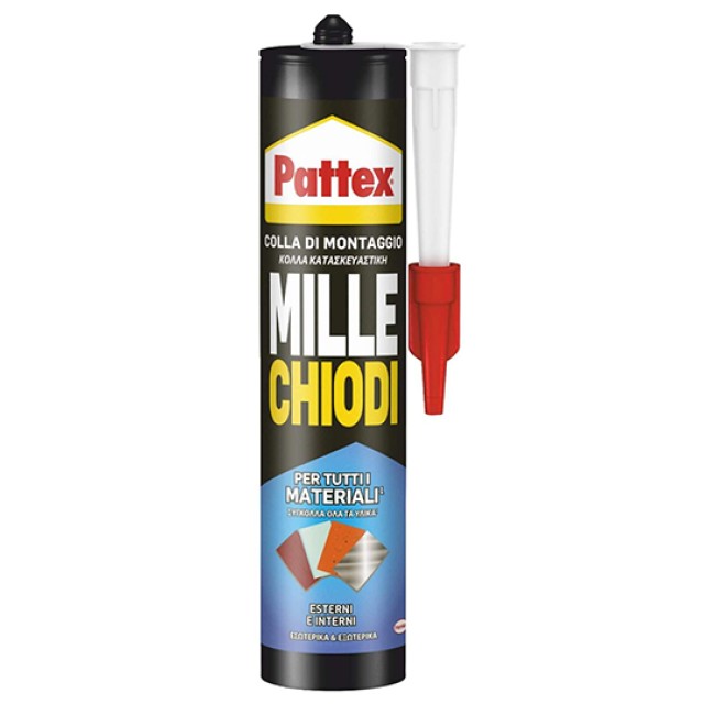 Σιλικόνη Μοντάζ Αδιάβροχη 450gr Millechiodi Pattex
