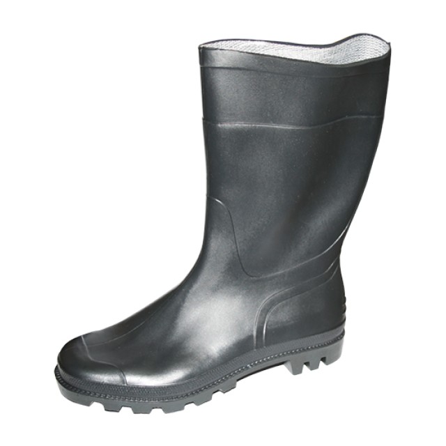PVC Boots High Knee Black No46