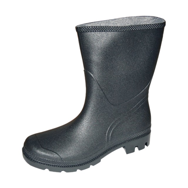PVC Boots Low Knee Black No42