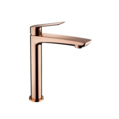 Tall Basin Mixer Tap 9914RG Sleek Rose Gold Tema