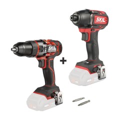 Σετ Δραπανοκατσάβιδο Κρουστικό & Κατσαβίδι Παλμικό Μπαταρίας με 2 Μπαταρίες 2.5Ah & Ταχυφορτιστή Skil