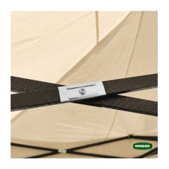 Κιόσκι Κήπου Πτυσσόμενο Μπεζ 420D 3x3m Grasher