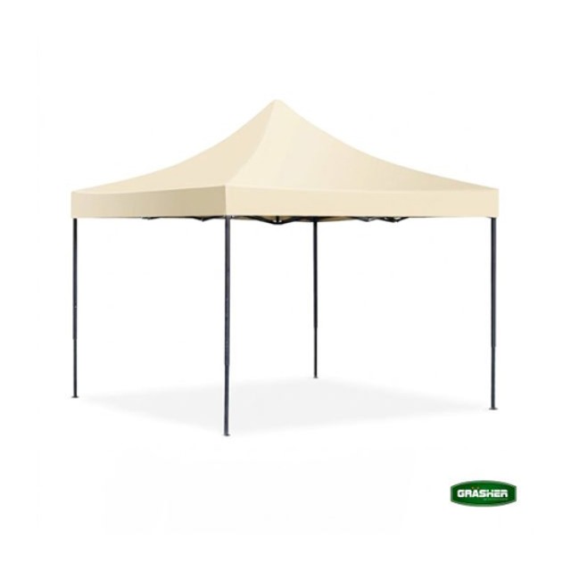 Κιόσκι Κήπου Πτυσσόμενο Μπεζ 420D 3x3m Grasher