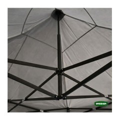 Κιόσκι Κήπου Πτυσσόμενο Γκρι 420D 3x3m Grasher